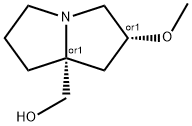 rel-(2R,8R)-2-methoxy-1,2,3,5,6,7-hexahydropyrrolizin-8-yl]methanol Structural