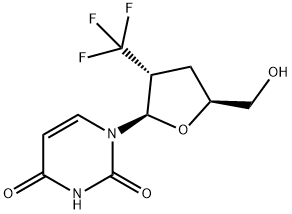 Uridine, 2',3'-dideoxy-2'-(trifluoromethyl)- (9CI) Structural