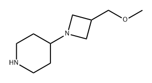 Piperidine, 4-[3-(methoxymethyl)-1-azetidinyl]- Structural