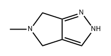 Pyrrolo[3,4-c]pyrazole, 2,4,5,6-tetrahydro-5-methyl- Structural
