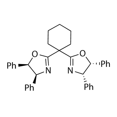 Oxazole, 2,2'-cyclohexylidenebis[4,5-dihydro-4,5-diphenyl-, (4S,4'S,5R,5'R)- Structural