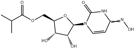 Uridine, 4-oxime, 5'-(2-methylpropanoate) Structural