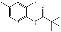 N-(3-chloro-5-methylpyridin-2-yl)pivalamide Structural
