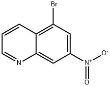 Quinoline, 5-bromo-7-nitro- Structural