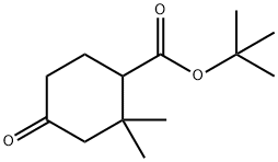 tert-butyl 2,2-dimethyl-4-oxocyclohexane-1-carboxylate Structural