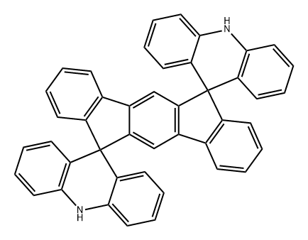 Dispiro[acridine-9(10H),6'(12'H)-indeno[1,2-b]fluorene-12',9''(10''H)-acridine] Structural