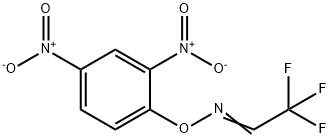 Acetaldehyde, 2,2,2-trifluoro-, O-(2,4-dinitrophenyl)oxime Structural