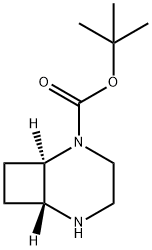 rac-tert-butyl (1R,6R)-2,5-diazabicyclo[4.2.0]octane-2-carboxylate, trans Structural