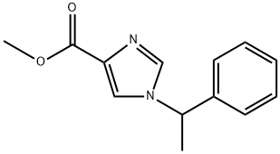 Methyl 1-(1-phenylethyl)-1H-imidazole-4-carboxylate Structural