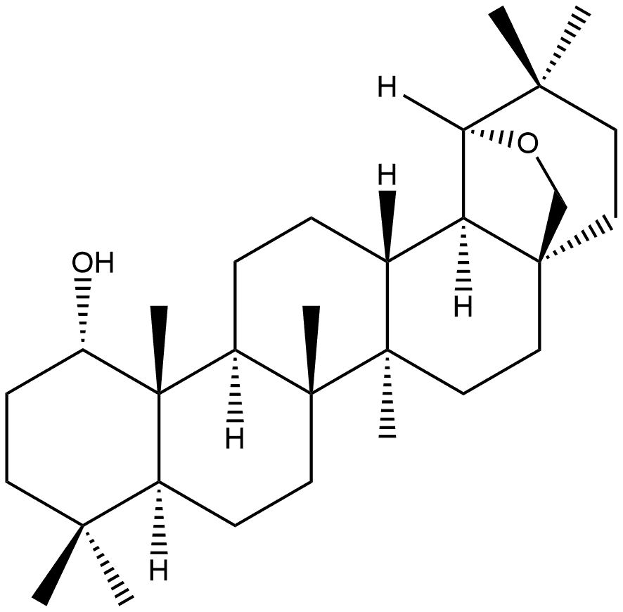 Oleanan-1-ol, 19,28-epoxy-, (1α,18α,19β)- (9CI) Structural