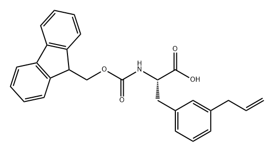 L-Phenylalanine, N-[(9H-fluoren-9-ylmethoxy)carbonyl]-3-(2-propen-1-yl)- Structural