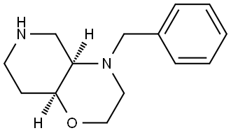 rel-(4aR,8aS)-Octahydro-4-(phenylmethyl)-2H-pyrido[4,3-b]-1,4-oxazine Structural