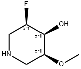 rel-(3R,4S,5S)-3-Fluoro-5-methoxy-4-piperidinol Structural