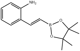 Benzenamine, 2-[(1E)-2-(4,4,5,5-tetramethyl-1,3,2-dioxaborolan-2-yl)ethenyl]- Structural