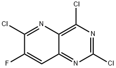 Pyrido[3,2-d]pyrimidine, 2,4,6-trichloro-7-fluoro- Structural