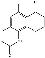 Acetamide, N-(2,4-difluoro-5,6,7,8-tetrahydro-5-oxo-1-naphthalenyl)- Structural