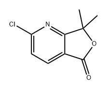 Furo[3,4-b]pyridin-5(7H)-one, 2-chloro-7,7-dimethyl- Structural