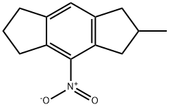 s-Indacene, 1,2,3,5,6,7-hexahydro-2-methyl-4-nitro- Structural