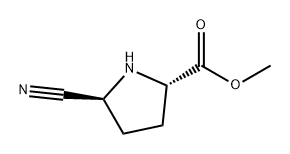 L-Proline, 5-cyano-, methyl ester, (5S)- Structural