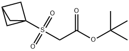 tert-butyl 2-{bicyclo[1.1.1]pentane-1-sulfonyl}acetate Structural