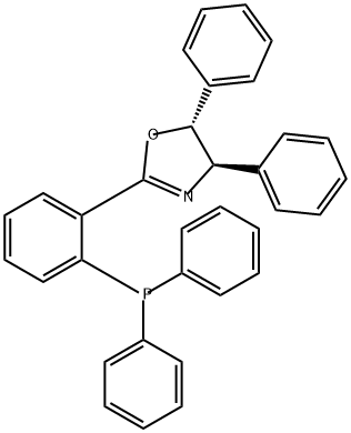 Oxazole, 2-[2-(diphenylphosphino)phenyl]-4,5-dihydro-4,5-diphenyl-, (4R,5R)- Structural