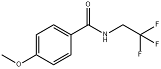 Benzamide, 4-methoxy-N-(2,2,2-trifluoroethyl)- Structural