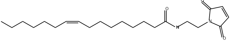 N‐(2‐(N‐palmitoleoyl)aminoethyl)maleimide Structural