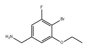 Benzenemethanamine, 4-bromo-3-ethoxy-5-fluoro- Structural