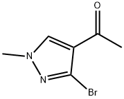 Ethanone, 1-(3-bromo-1-methyl-1H-pyrazol-4-yl)- Structural