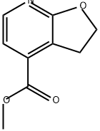 Furo[2,3-b]pyridine-4-carboxylic acid, 2,3-dihydro-, methyl ester Structural