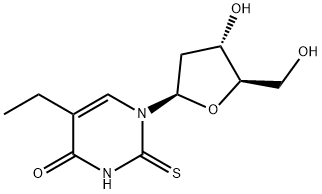 Uridine, 2'-deoxy-5-ethyl-2-thio- (8CI,9CI) Structural