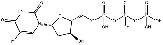 Uridine 5'-(tetrahydrogen triphosphate), 2'-deoxy-5-fluoro- Structural