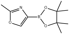 Oxazole, 2-methyl-4-(4,4,5,5-tetramethyl-1,3,2-dioxaborolan-2-yl)- Structural