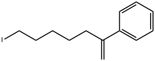 Benzene, (6-iodo-1-methylenehexyl)- Structural