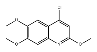 Quinoline, 4-chloro-2,6,7-trimethoxy- Structural