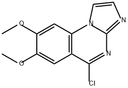 Imidazo[1,2-a]quinazoline, 5-chloro-7,8-dimethoxy- Structural