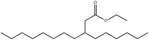 Undecanoic acid, 3-hexyl-, ethyl ester Structural