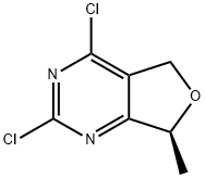 Furo[3,4-d]pyrimidine, 2,4-dichloro-5,7-dihydro-7-methyl-, (7S)- Structural