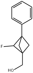 Bicyclo[1.1.1]pentane-1-methanol, 2-fluoro-3-phenyl- Structural