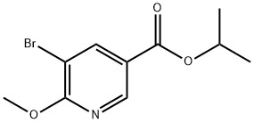isopropyl 5-bromo-6-methoxynicotinate Structural