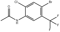 N-(4-bromo-2-chloro-5-(trifluoromethyl)phenyl)acetamide