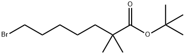 Heptanoic acid, 7-bromo-2,2-dimethyl-, 1,1-dimethylethyl ester Structural