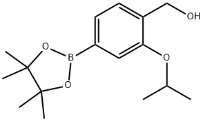 Benzenemethanol, 2-(1-methylethoxy)-4-(4,4,5,5-tetramethyl-1,3,2-dioxaborolan-2-yl)- Structural