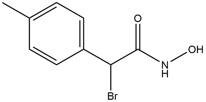 Benzeneacetamide, α-bromo-N-hydroxy-4-methyl- Structural