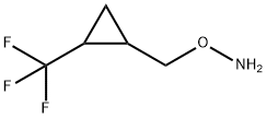 O-[[2-(Trifluoromethyl)cyclopropyl]methyl]hydroxylamine Structural