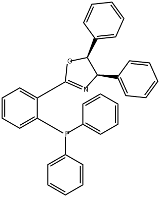 Oxazole, 2-[2-(diphenylphosphino)phenyl]-4,5-dihydro-4,5-diphenyl-, (4R,5S)- Structural