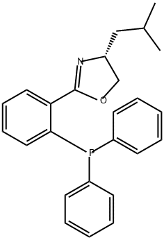 Oxazole, 2-[2-(diphenylphosphino)phenyl]-4,5-dihydro-4-(2-methylpropyl)-, (4R)- Structural