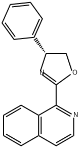 Isoquinoline, 1-[(4R)-4,5-dihydro-4-phenyl-2-oxazolyl]- Structural