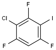 Benzene, 2-chloro-1,3,5-trifluoro-4-iodo- Structural
