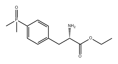 L-Phenylalanine, 4-(dimethylphosphinyl)-, ethyl ester Structural